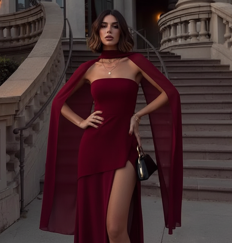 Odette - Robe bustier à ruban 